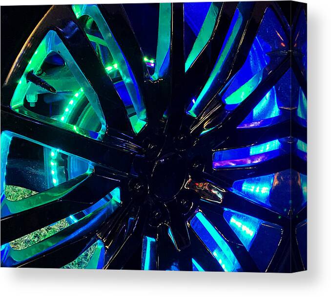 Car Canvas Print featuring the photograph Rim 2 by Lee Darnell