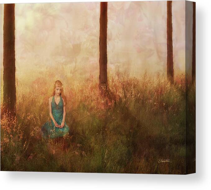 Fine Art Canvas Print featuring the photograph Serenity by Shara Abel