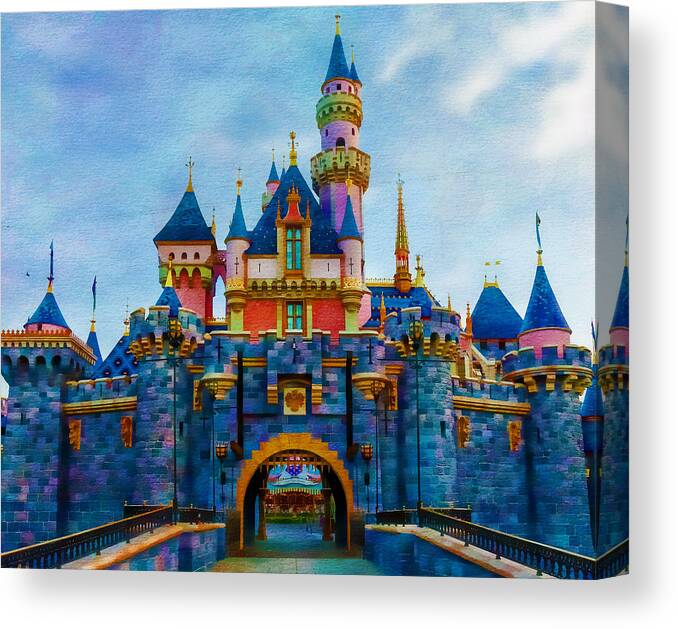 Disney Castle Canvas Wall Art Disney Castle Poster Disney Castle
