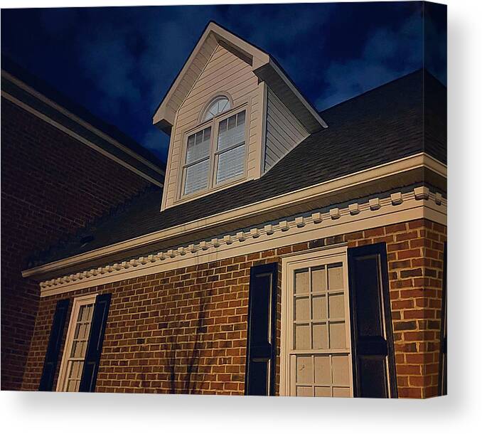House Canvas Print featuring the photograph Something Strange in the Neighborhood by Lee Darnell