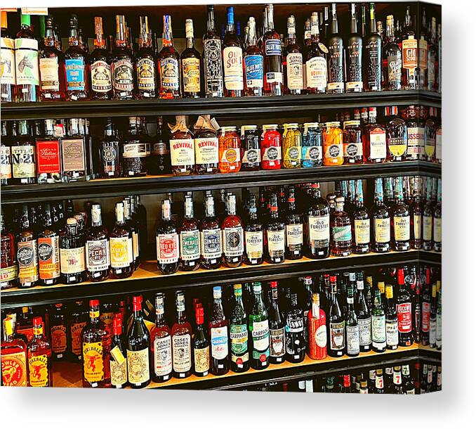 Liquor Canvas Print featuring the photograph The Candy Store by Lee Darnell