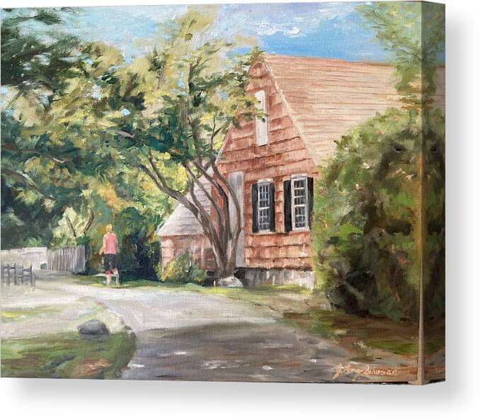 The Mill at Frank Melville Memorial Park Canvas Print