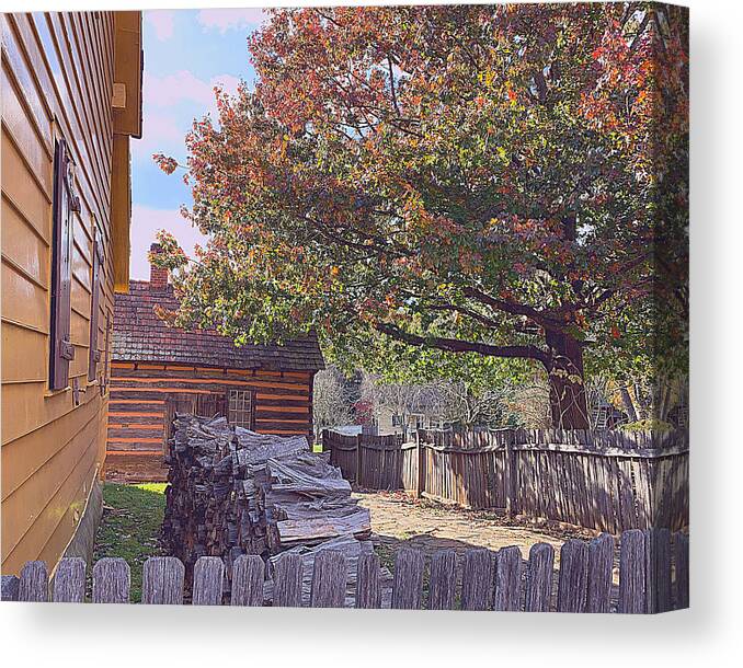 Old Canvas Print featuring the photograph The Village by Lee Darnell