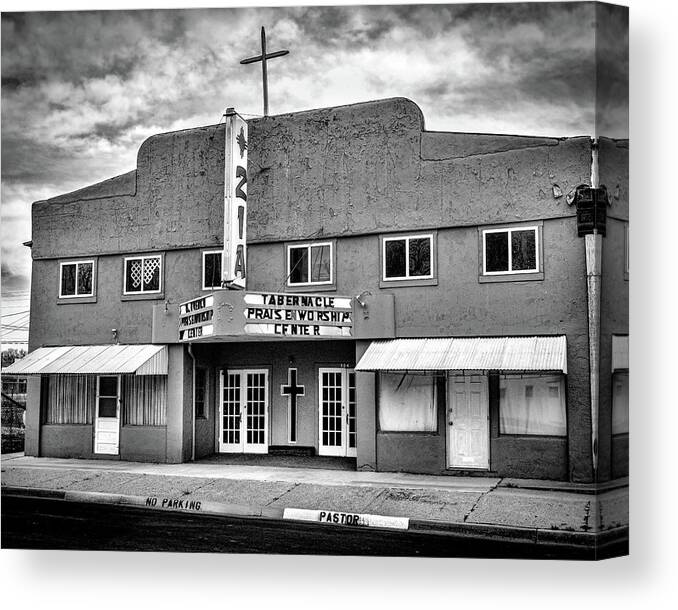 Movie Theater Canvas Print featuring the photograph Theater Of Gods And Men by Ron Weathers