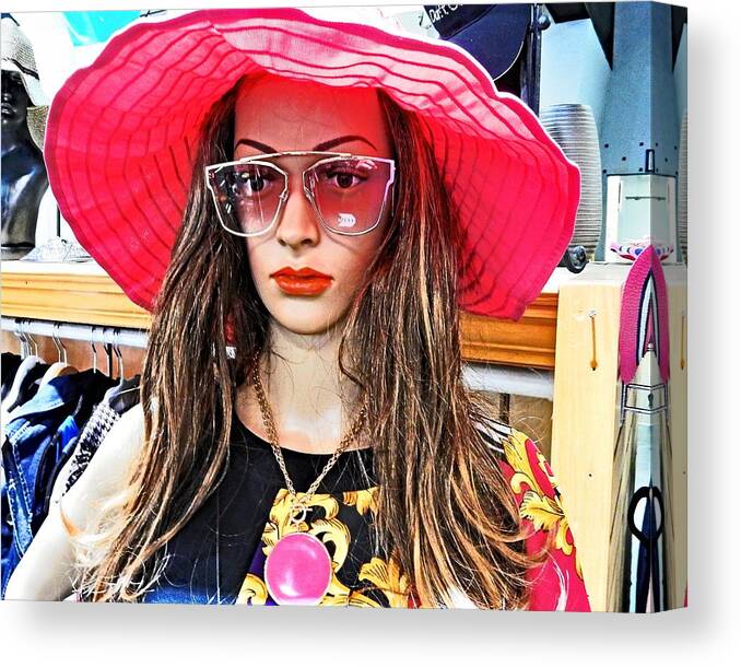 Mannequin Canvas Print featuring the photograph Unreal Female by Andrew Lawrence