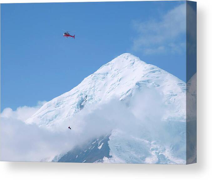 Horizontal Canvas Print featuring the photograph A Rescue Helicopter Of The Type A Star #1 by Menno Boermans