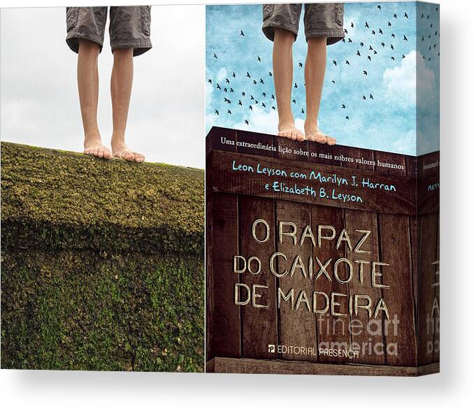 Book Canvas Print featuring the photograph Before and after #1 by Edward Fielding