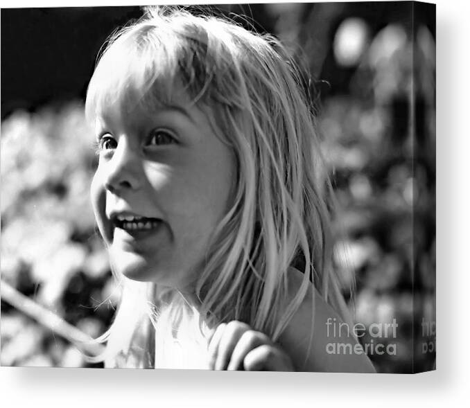 Portrait Canvas Print featuring the photograph Delight #1 by Rory Siegel