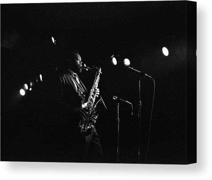 Jazz Canvas Print featuring the photograph Dewey Redman by Lee Santa