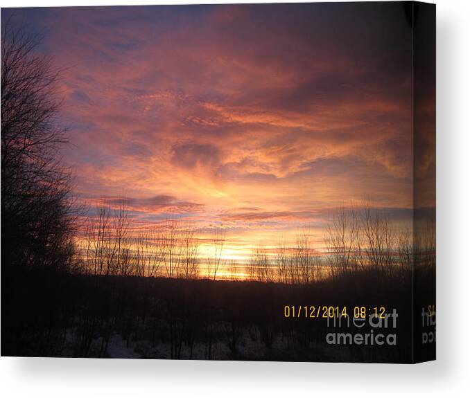Early Morning Canvas Print featuring the photograph Early Morning #1 by Neha Kuchhal
