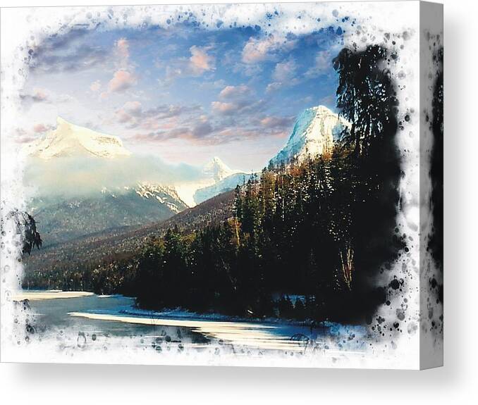 Glacier National Park Canvas Print featuring the photograph Glacier National Park by Joe Duket