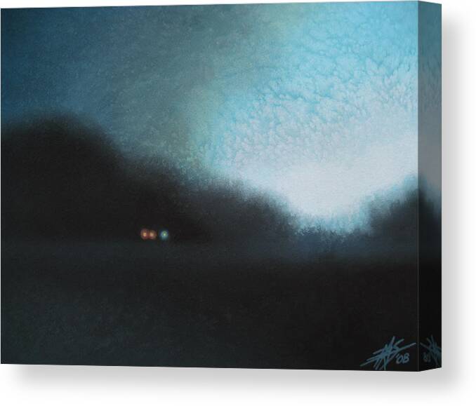 Storm Canvas Print featuring the painting Passage I #1 by Robin Street-Morris