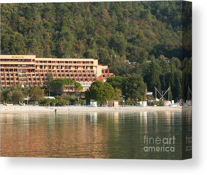 Croatia Canvas Print featuring the photograph Resort #1 by Evgeny Pisarev