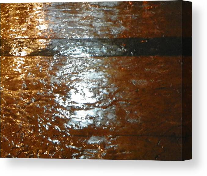Water Canvas Print featuring the photograph Water Colours 23 by Bernie Smolnik
