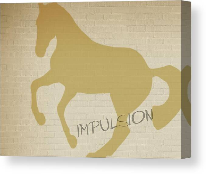 Are Canvas Print featuring the photograph Impulsion Graffiti Art by JAMART Photography