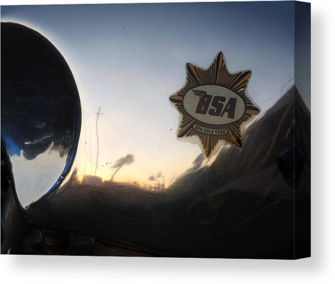David S Reynolds Canvas Print featuring the photograph BSA #1 by David S Reynolds