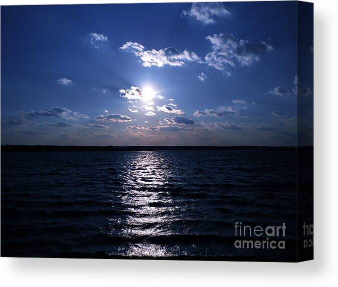 River Canvas Print featuring the photograph River Shine #2 by Sharon Woerner