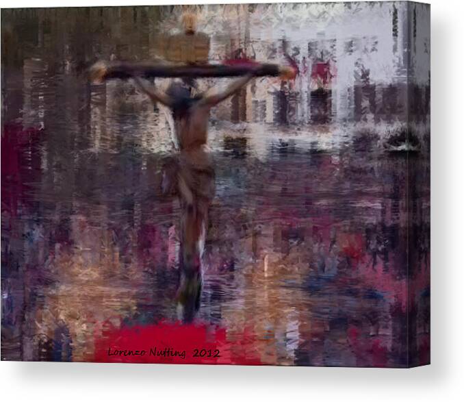 Holy Week Canvas Print featuring the painting Semana Santa #2 by Bruce Nutting