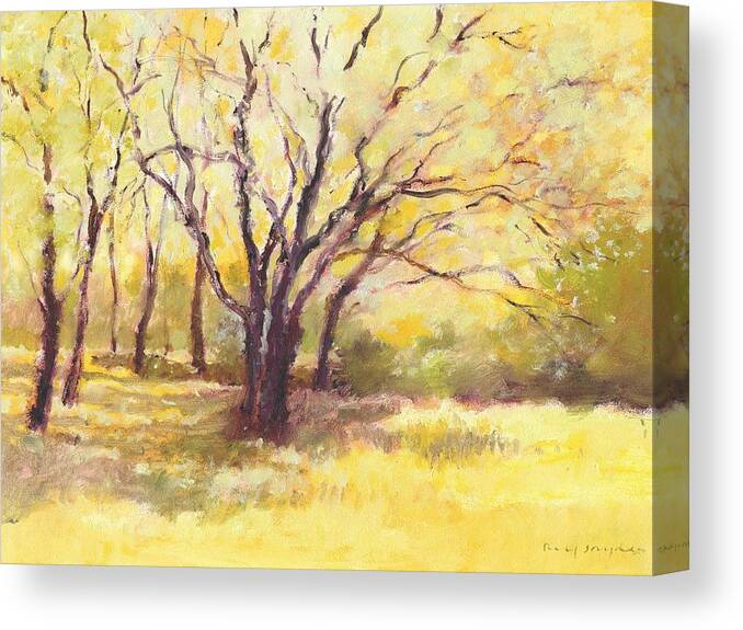 Trees Canvas Print featuring the painting Trees2 by J Reifsnyder