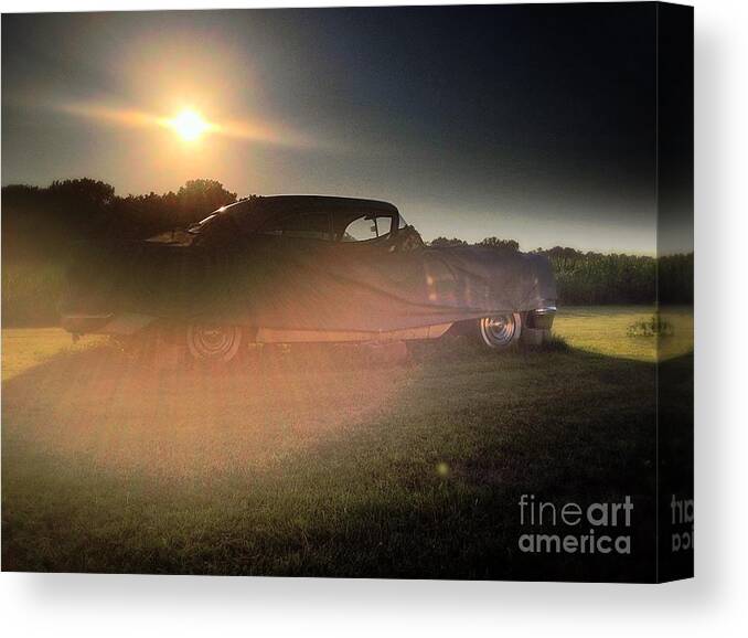 Oldsmobile Canvas Print featuring the photograph 322 Olds Ghost by Garren Zanker