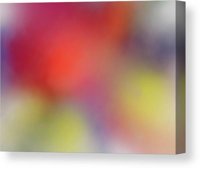 Motion Canvas Print featuring the photograph Abstract Of The Color Paint #5 by Level1studio