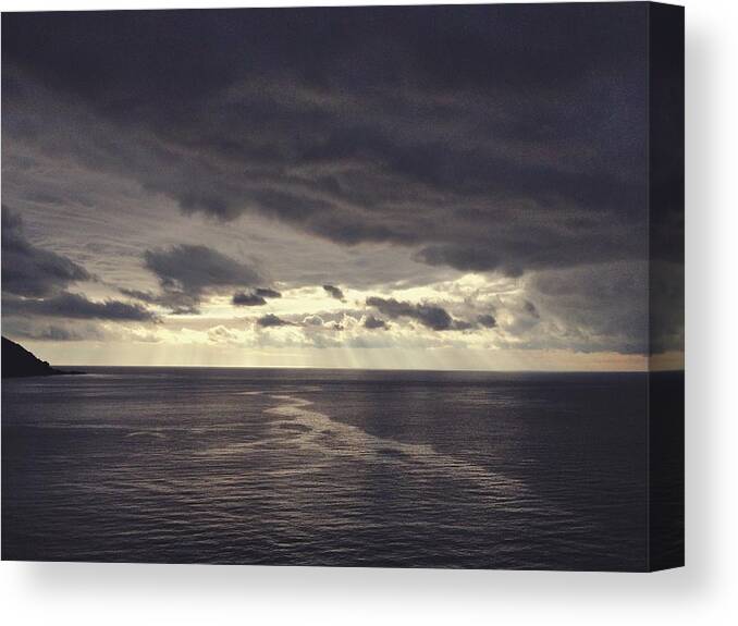 Color Image Canvas Print featuring the photograph World Ocean Day #6 by Luisapuccini