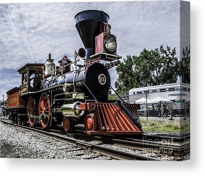 63 Canvas Print featuring the photograph 63 by Ronald Grogan