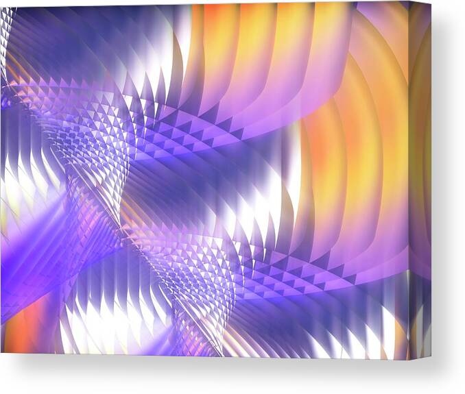 Line Canvas Print featuring the photograph Abstract Artwork #7 by Pasieka