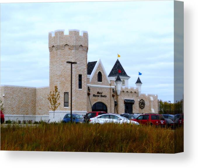 Mars Cheese Castle Canvas Print featuring the photograph A Cheese Castle by Kay Novy