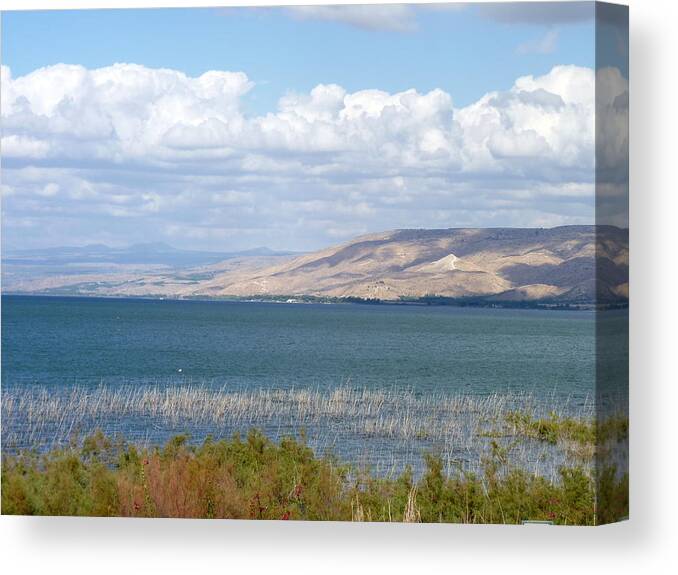 Sea Of Galilee Canvas Print featuring the photograph All is Right By The Kinneret by Rita Adams