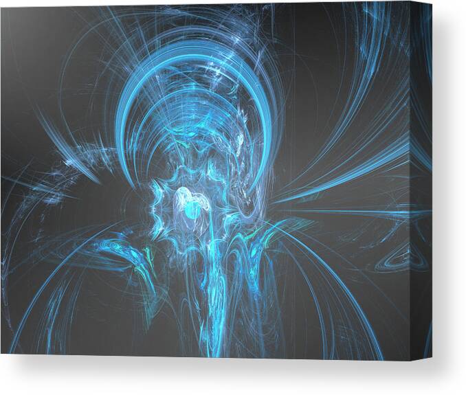 Chaos Canvas Print featuring the digital art Armor of God by Jeff Iverson