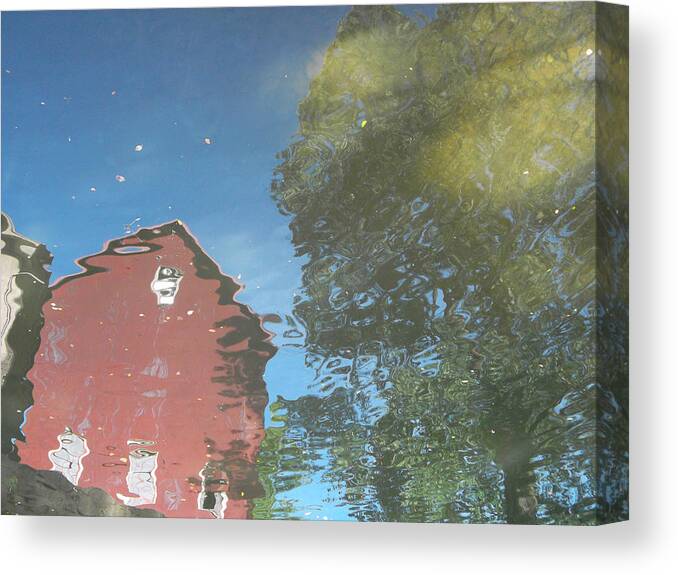 Summer Canvas Print featuring the painting As Above So Below by Susan Esbensen