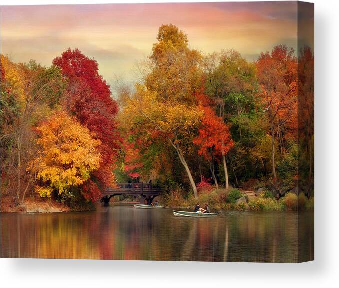 Nature Canvas Print featuring the photograph Bank Rock Bay by Jessica Jenney