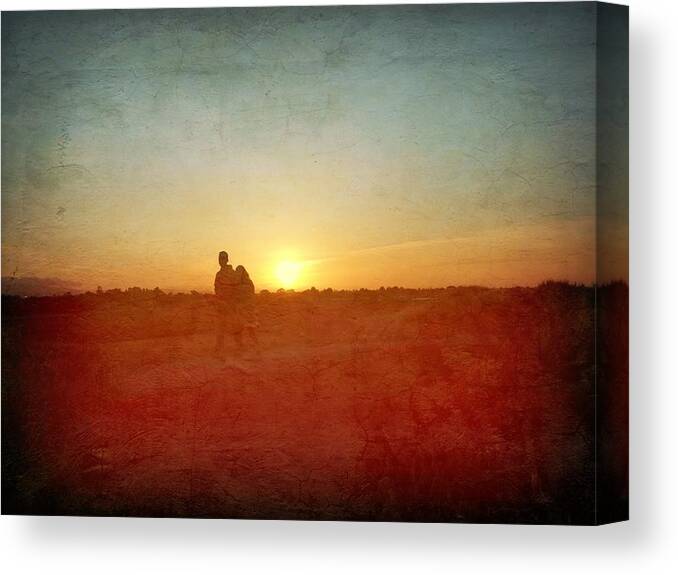 Sunset Canvas Print featuring the photograph Baylands Sunset by Anne Thurston