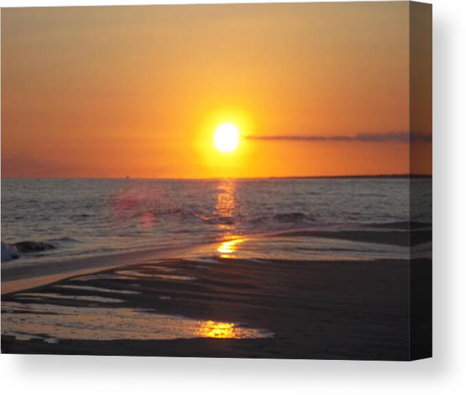 Southport Canvas Print featuring the photograph Beach #7 by Gregory Murray