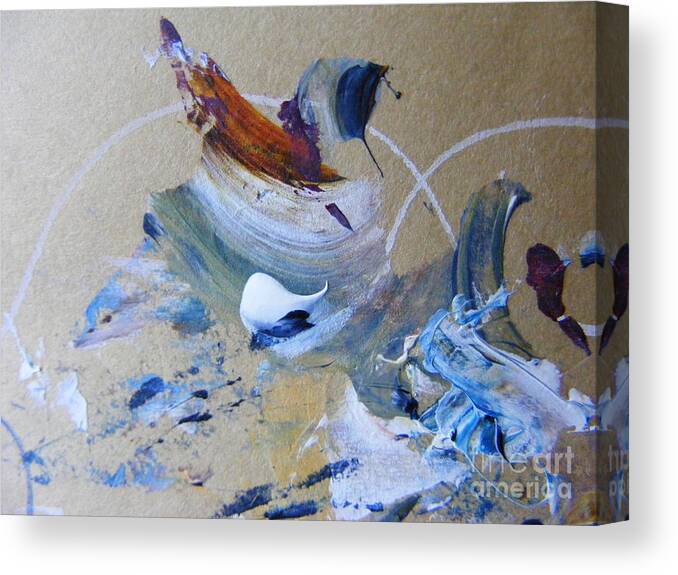  Acrylic Canvas Print featuring the painting Song Bird by Nancy Kane Chapman