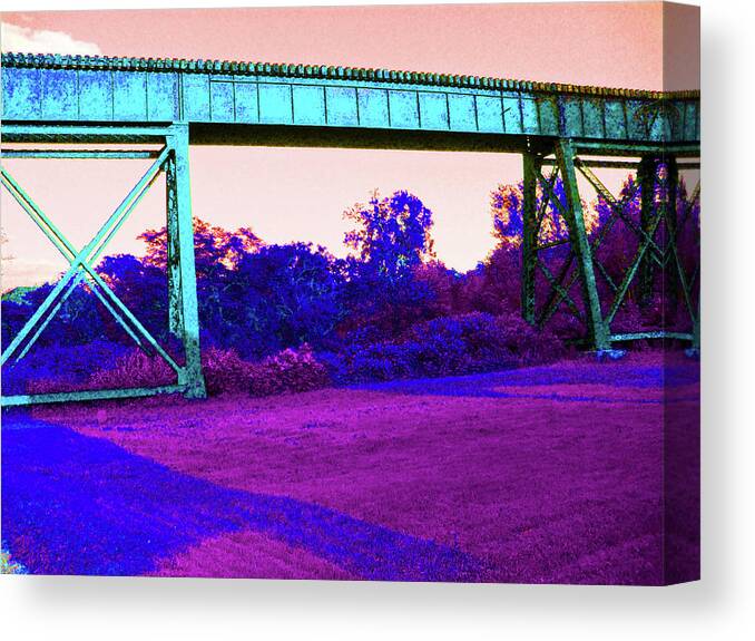 Bridge Canvas Print featuring the photograph Bridge by J Andrel