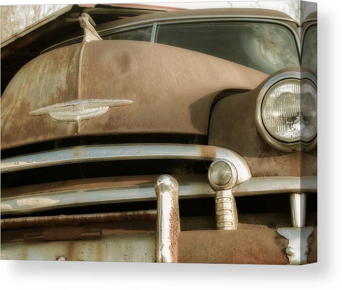 Classic Car Canvas Print featuring the photograph Chevy Deluxe by Eugene Campbell