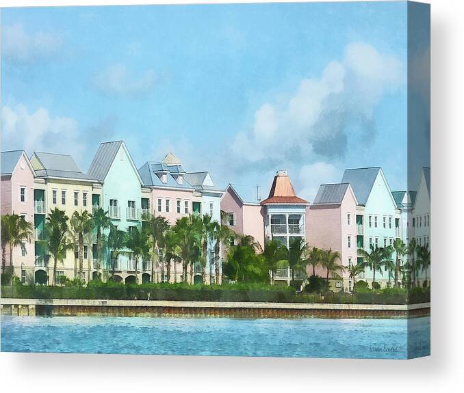 Bahamas Canvas Print featuring the photograph Caribbean - Leaving Paradise Island by Susan Savad