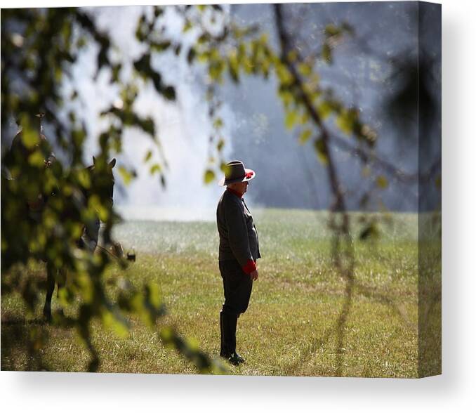 Centralia Canvas Print featuring the photograph Centralia 2137 by Kathryn Cornett