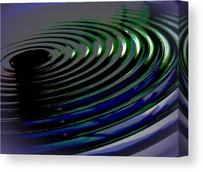 Abstract Canvas Print featuring the photograph Centrifugal Abstract by Denise Clark