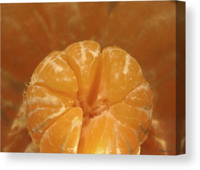 Fruit Canvas Print featuring the photograph Citrus Bowl by Joseph Hedaya