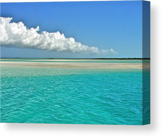 Clouds Canvas Print featuring the photograph Cloud Over Joe's by Kim Pippinger