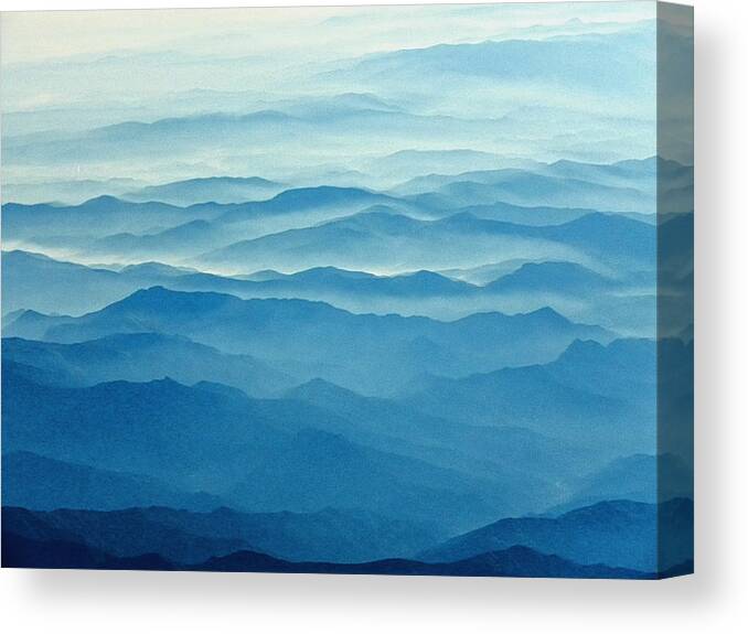 Greece Canvas Print featuring the photograph Clouds in Greece by Joe Myeress