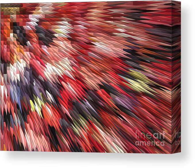 Digital Canvas Print featuring the photograph Color Explosion #01 by Ausra Huntington nee Paulauskaite