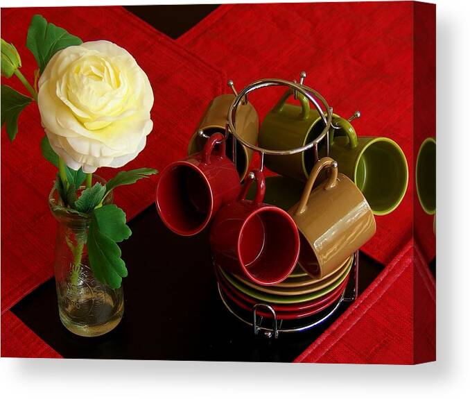 Still Life Canvas Print featuring the photograph Comfort Zone by Rodney Lee Williams