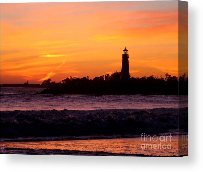 California Coast Landscape Canvas Print featuring the photograph Coming Home2 by Theresa Ramos-DuVon