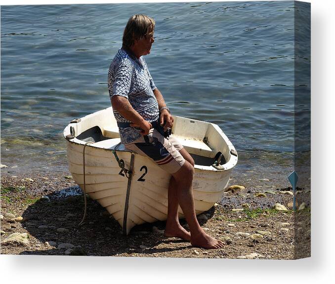 Candid Canvas Print featuring the photograph Contemplation by Richard Denyer