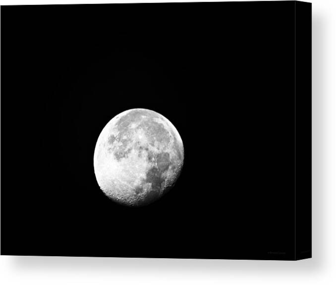 Craterous Canvas Print featuring the photograph Craterous by Dark Whimsy