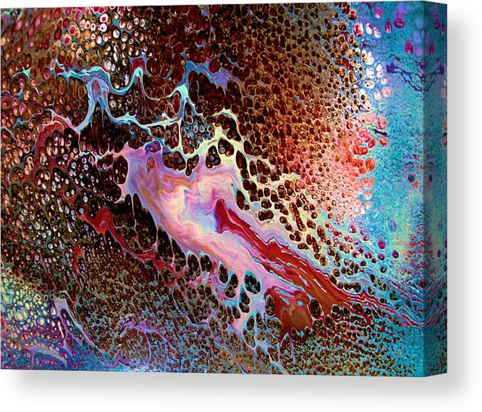 Creative Energy Canvas Print featuring the painting Creative Energy by Natalie Holland
